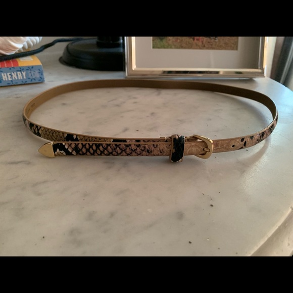 Woman’s JCrew snakeskin belt size XS
